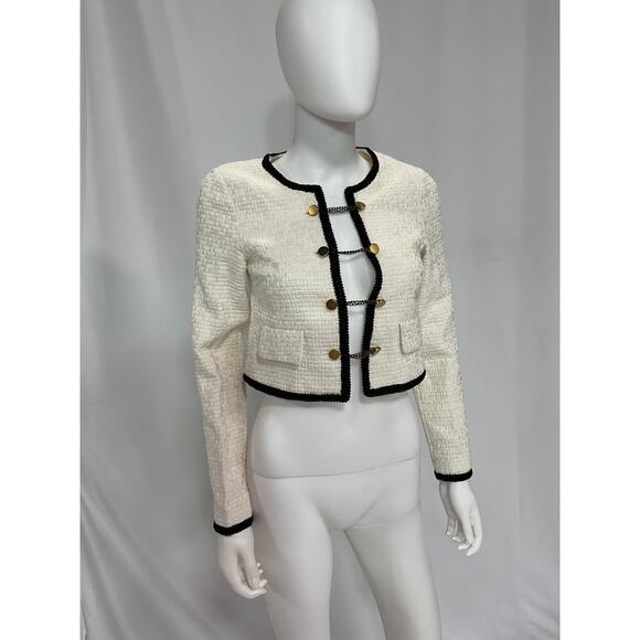 Line & Dot Cream and Black Sweater - Picture 2 of 5